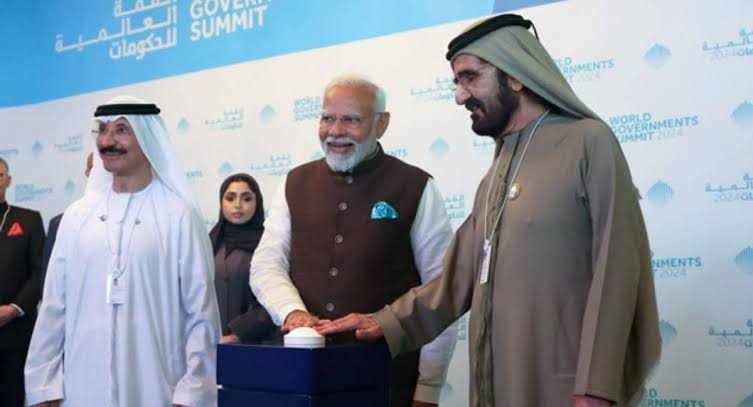 प्रधानमंत्री नरेंद्र मोदी ने दुबई में ‘भारत मार्ट’ का शिलान्यास किया है।
